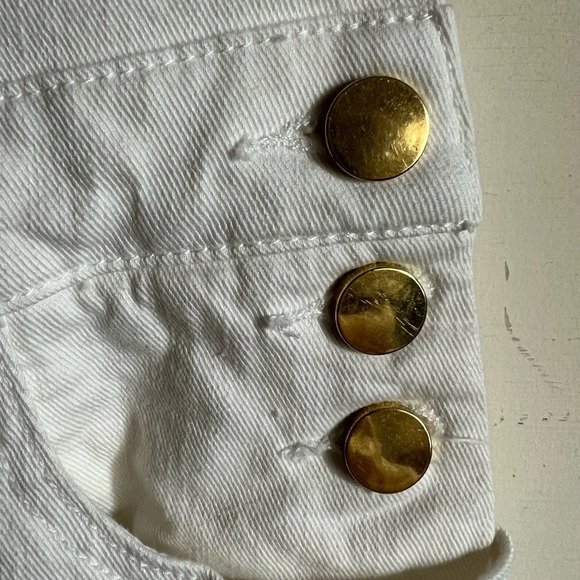 We Wore What Basic Denim White Overalls - Picture 10 of 14